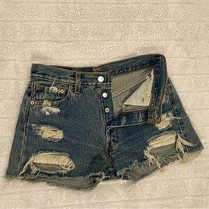 Incredible Highrise Vintage Levi Cutoff Shorts